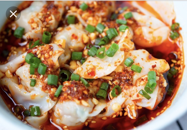 Order Wonton In Chilli Oil food online from Yummy Asian Bistro store, Fox River Grove on bringmethat.com