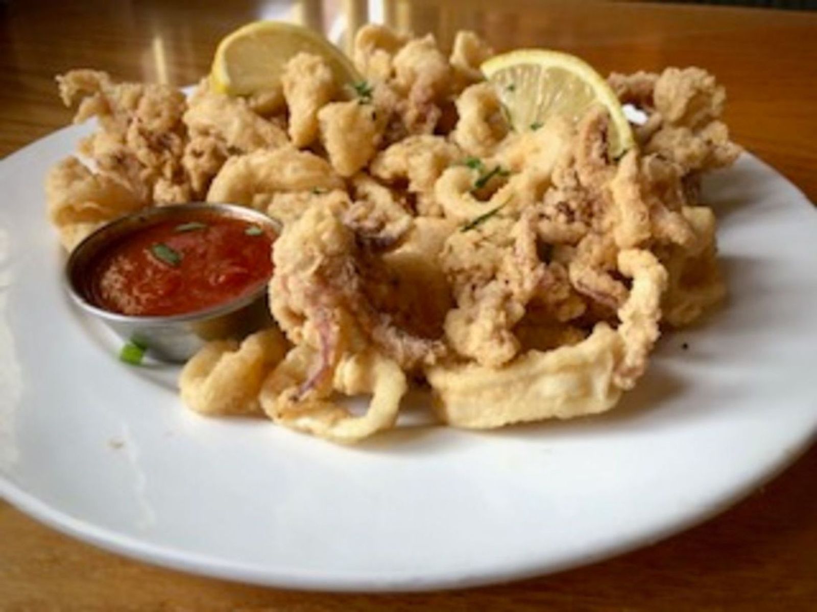 Order Fried Calamari  food online from Bus stop cafe store, New York on bringmethat.com