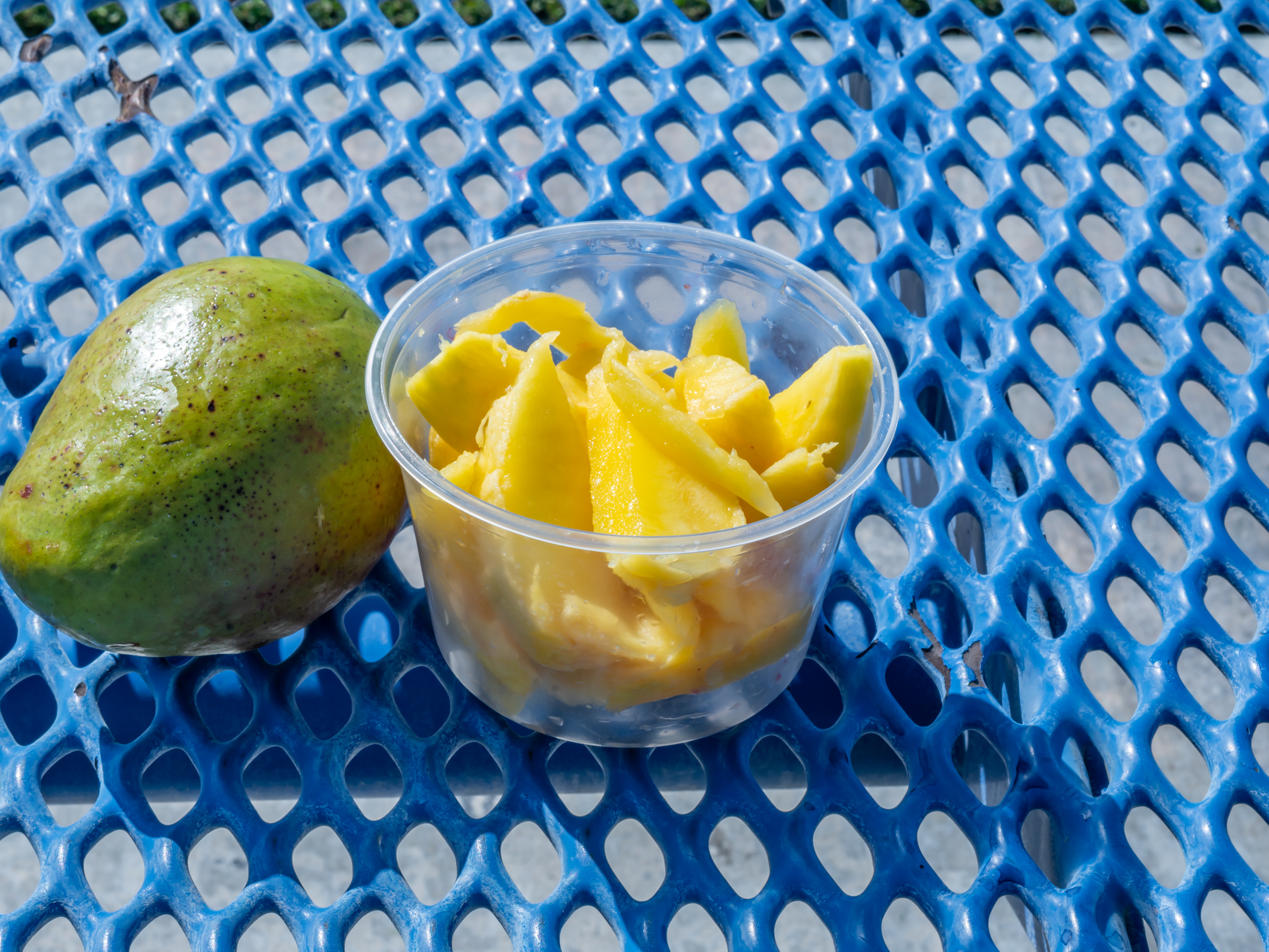 Order Mango Fruit Bowl food online from Los Elote Men store, Fontana on bringmethat.com