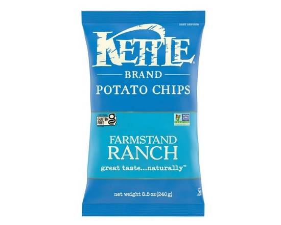 Order Kettle Brand Potato Chips Farmstand Ranch (5 oz) food online from Classic Candy Shack store, San Francisco on bringmethat.com