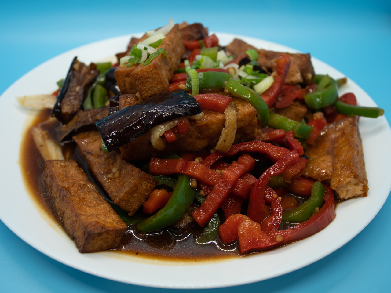 Order H7. Eggplant with Tofu  茄子豆腐煲   food online from Hai master kitchen store, Laguna Woods on bringmethat.com