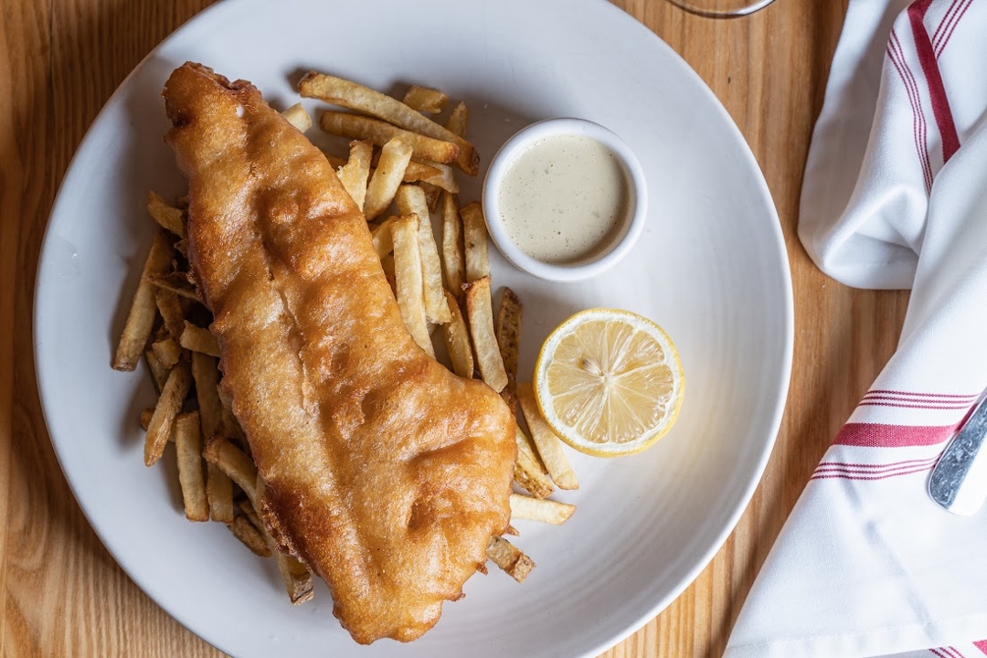 Order Beer Battered Fish & Chips food online from The Farmers Union store, San Jose on bringmethat.com