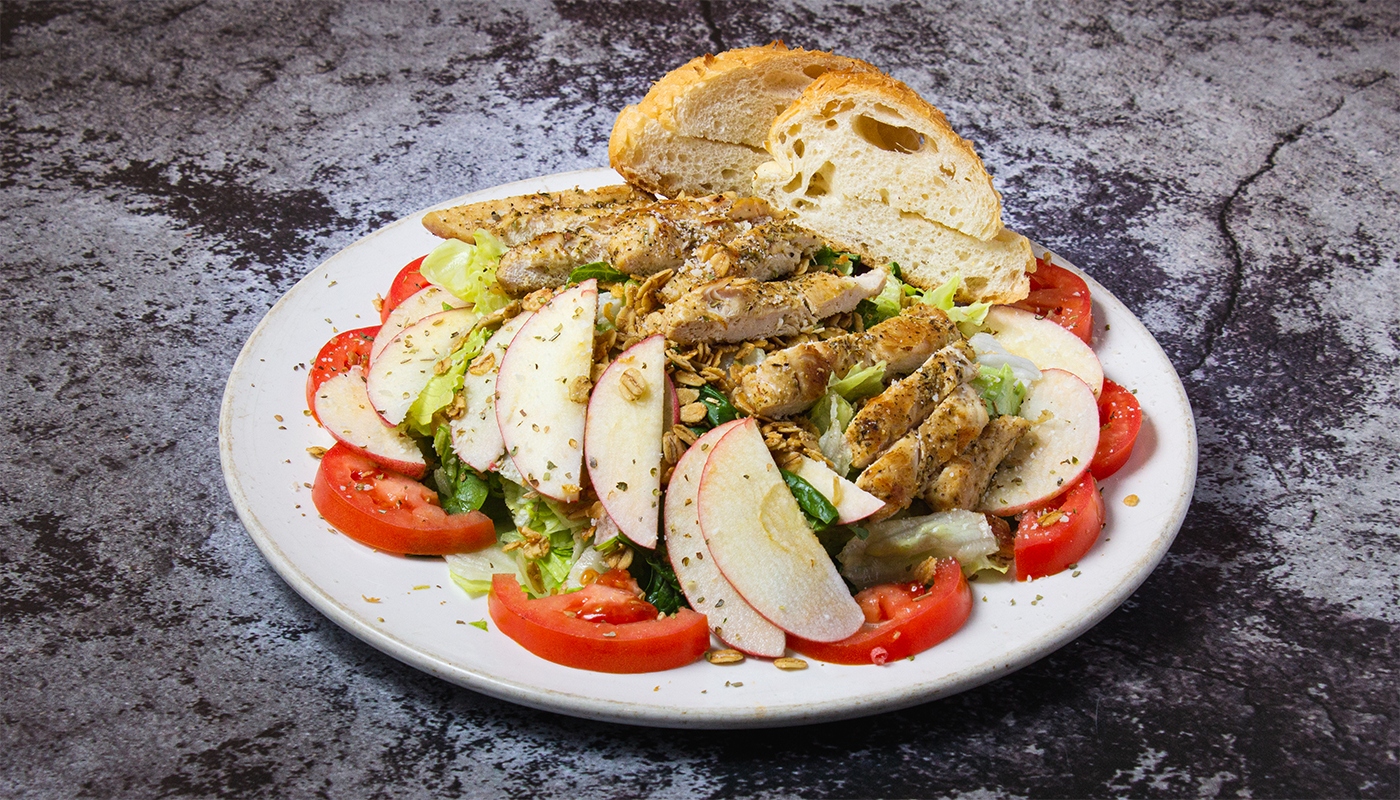 Order Apple and Granola Chicken Salad food online from Angelo's Stuffed Pizza store, Chicago on bringmethat.com