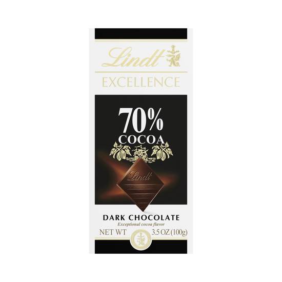 Order Lindt Dark Chocolate Smooth Dark 70% Cocoa (3.5 oz) food online from Rite Aid store, Yamhill County on bringmethat.com