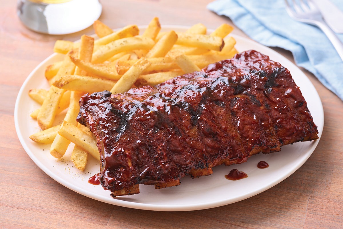 Order Half Rack Double-Glazed Baby Back Ribs food online from Applebee store, Hayward on bringmethat.com