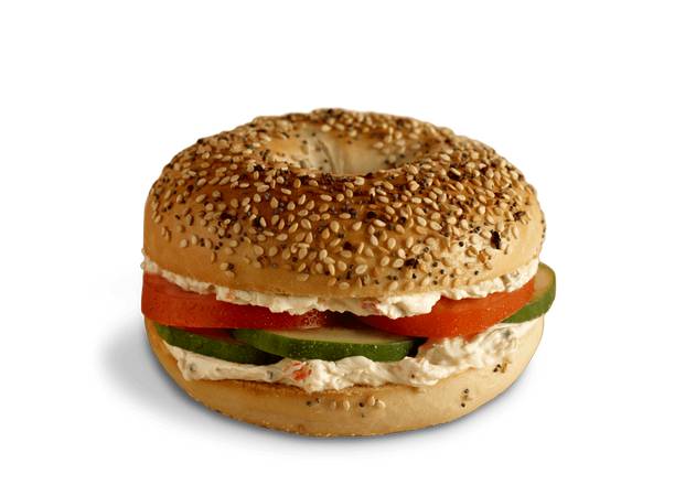 Order Try Our Favorites - Veggie & Cream Cheese Bagel food online from Wawa 200 store, Chalfont on bringmethat.com