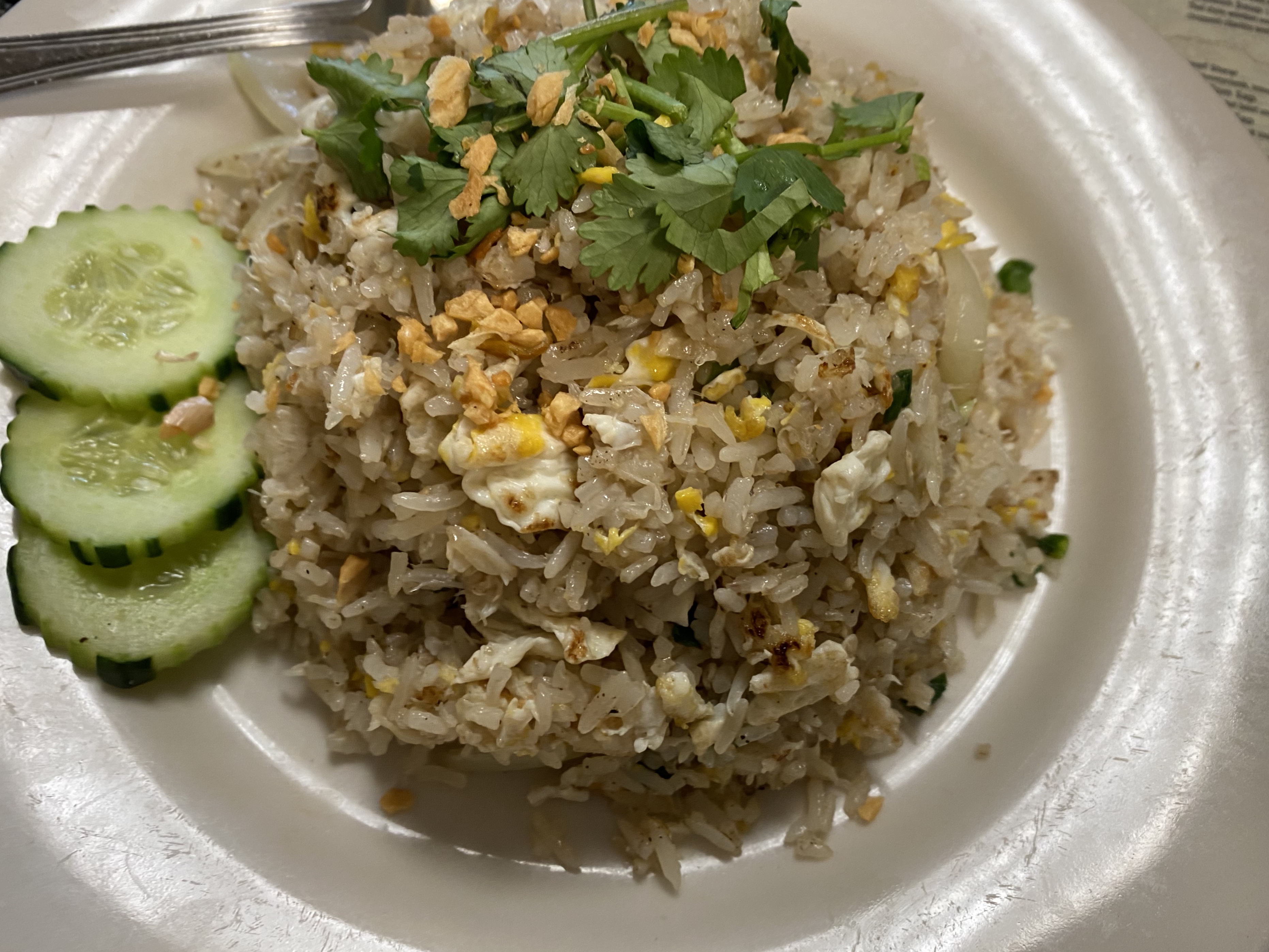 Order FR10. Crab Fried Rice food online from S & I to Go store, Allston on bringmethat.com