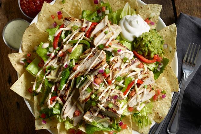 Order FAJITA SALAD food online from 54th Street Restaurant & Drafthouse - store, The Colony on bringmethat.com