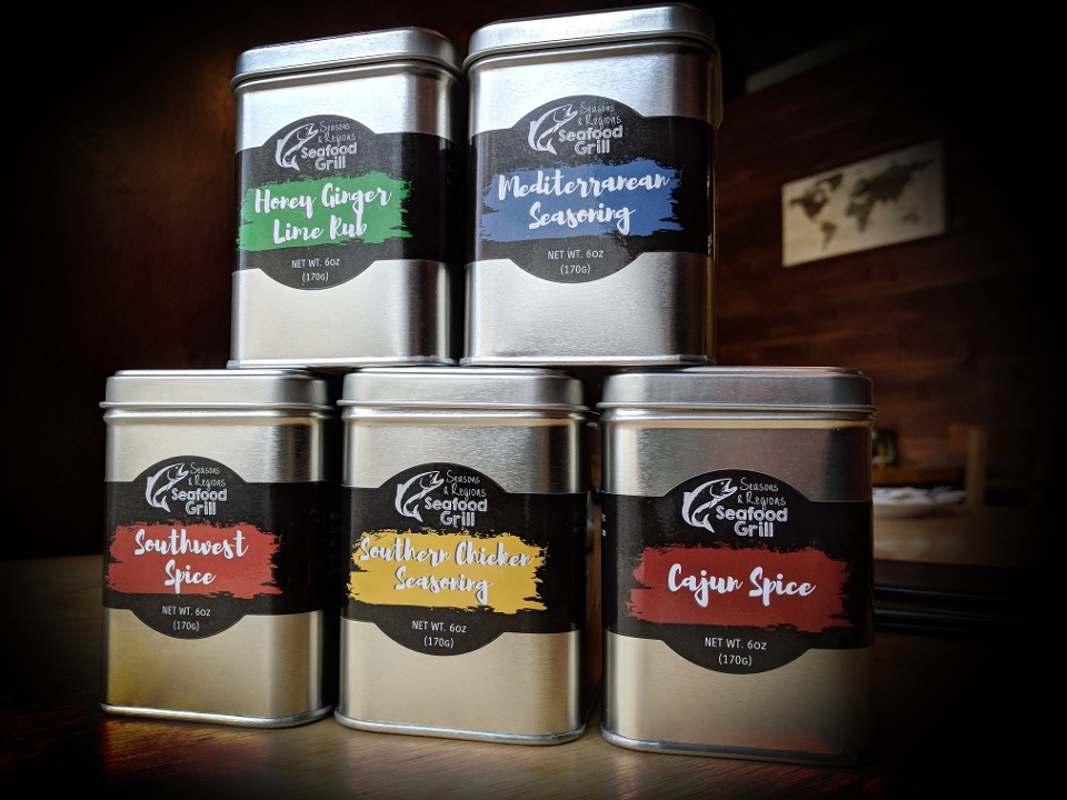 Order Set of 5 Spices food online from Seasons & Regions Seafood Grill store, Portland on bringmethat.com