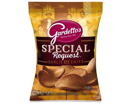 Order Gardetto's Garlic Rye Chips 4.75oz food online from Rocket store, Denver on bringmethat.com