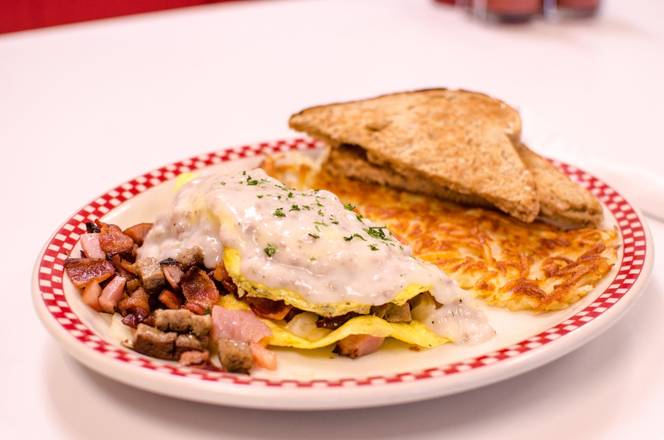 Order KING KONG OMELET food online from Cahill Diner store, Inver Grove Heights on bringmethat.com