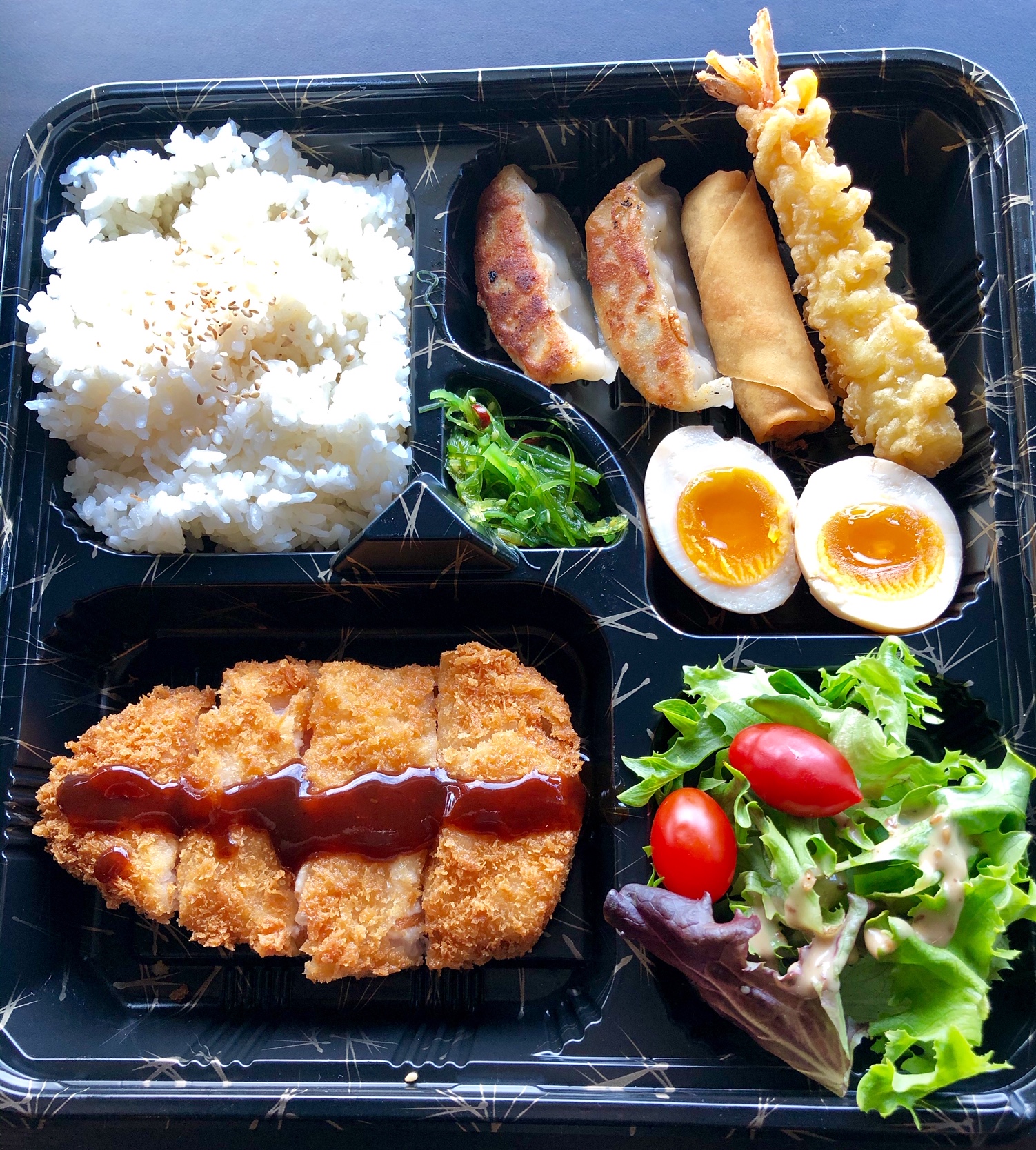Order Tonkatsu Pork Cutlet Bento food online from Ninja Ramen store, Hillsboro on bringmethat.com