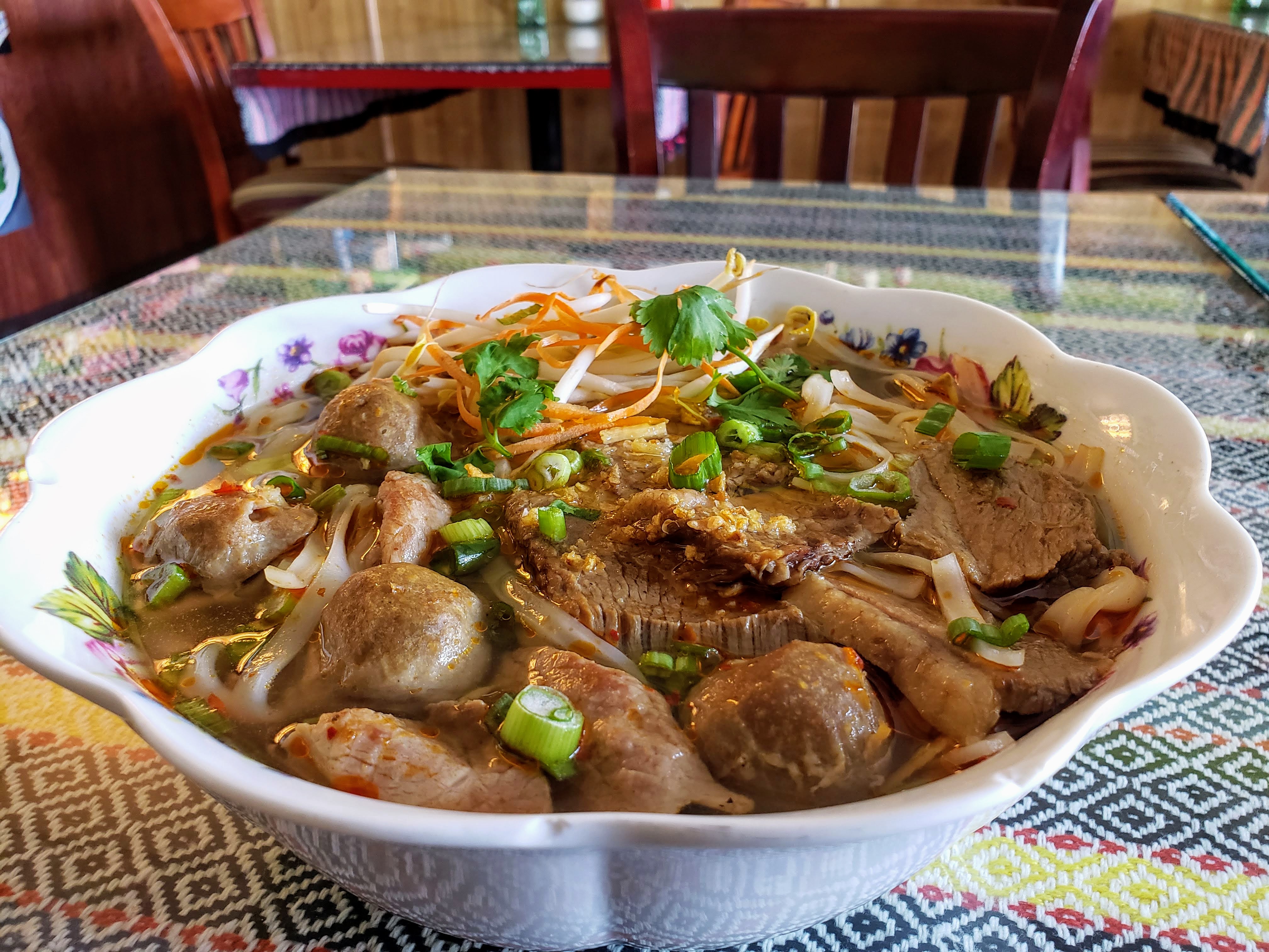 Order 18. Thai BBQ Chicken Noodle Soup food online from Thai Nary BBQ store, Azusa on bringmethat.com
