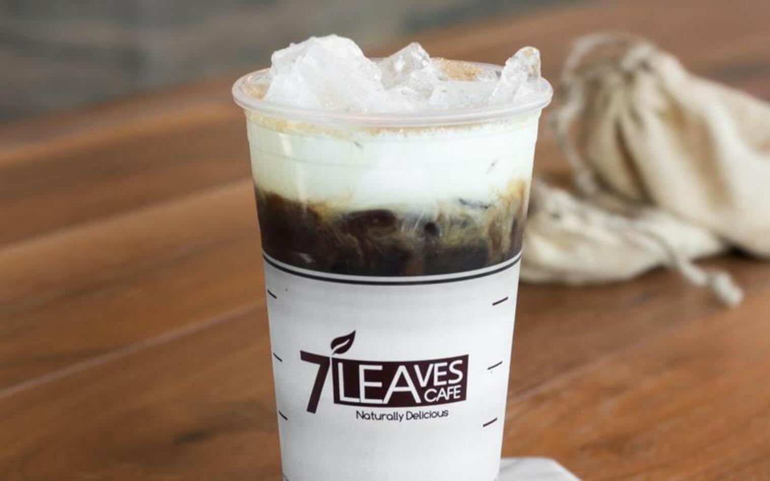 Order Oolong Milk Tea food online from 7 Leaves Cafe store, Garden Grove on bringmethat.com