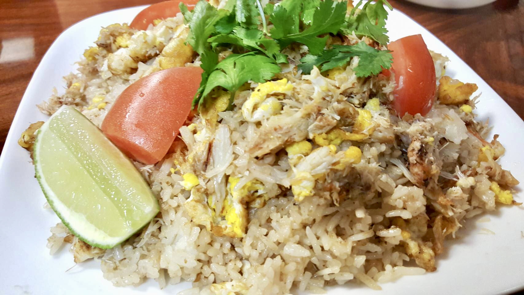 Order 35. Crab Meat Fried Rice food online from Thai Rama store, Glendale on bringmethat.com