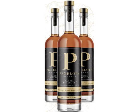 Order Penelope Private Select, 750mL bourbon (57.5% ABV) food online from Cold Spring Liquor store, Liberty Hill on bringmethat.com