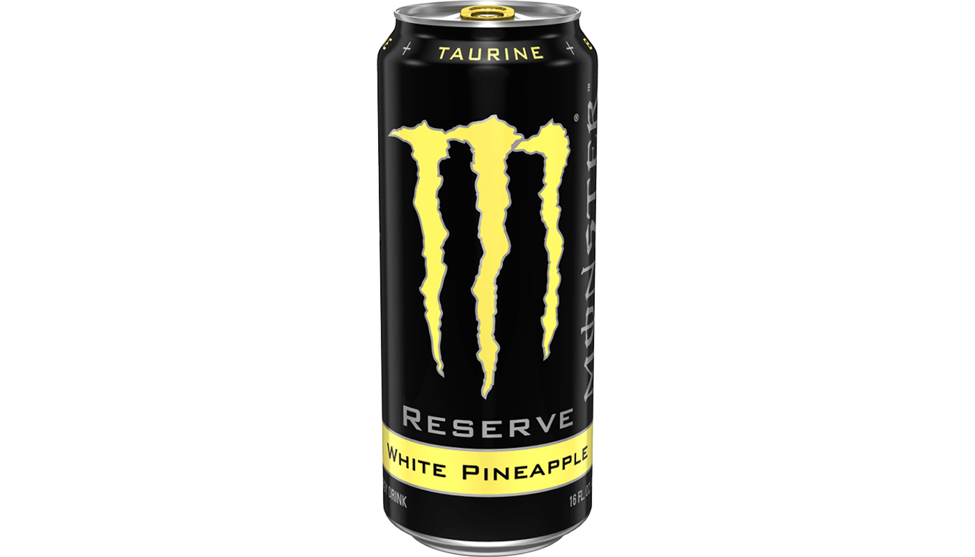 Order Monster Reserve White Pineapple 16oz food online from Chevron Extramile store, Temecula on bringmethat.com