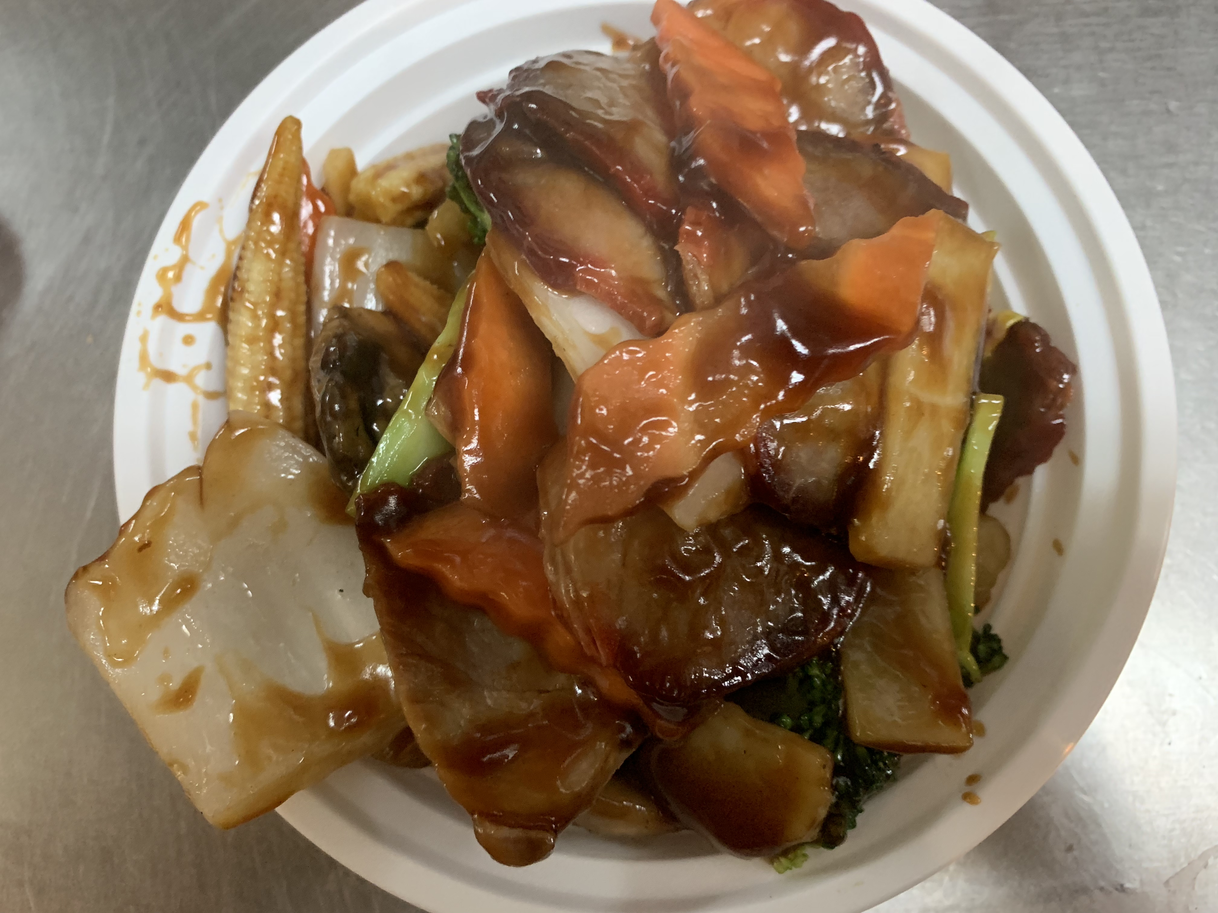 Order Pork with Mixed Vegetables food online from Jade House store, Fort Lee on bringmethat.com