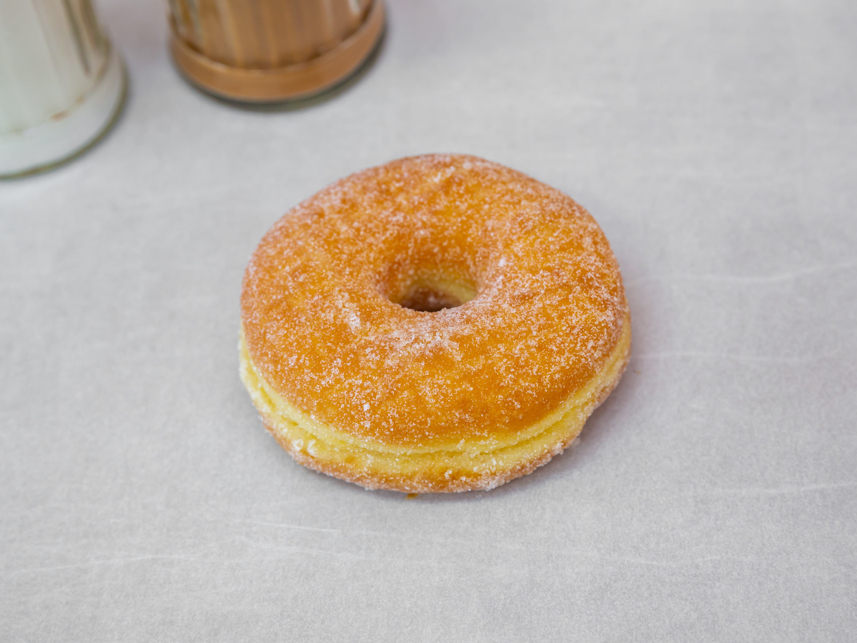 Order Raised Donut with Sugar food online from Jax Donut House store, Anaheim on bringmethat.com