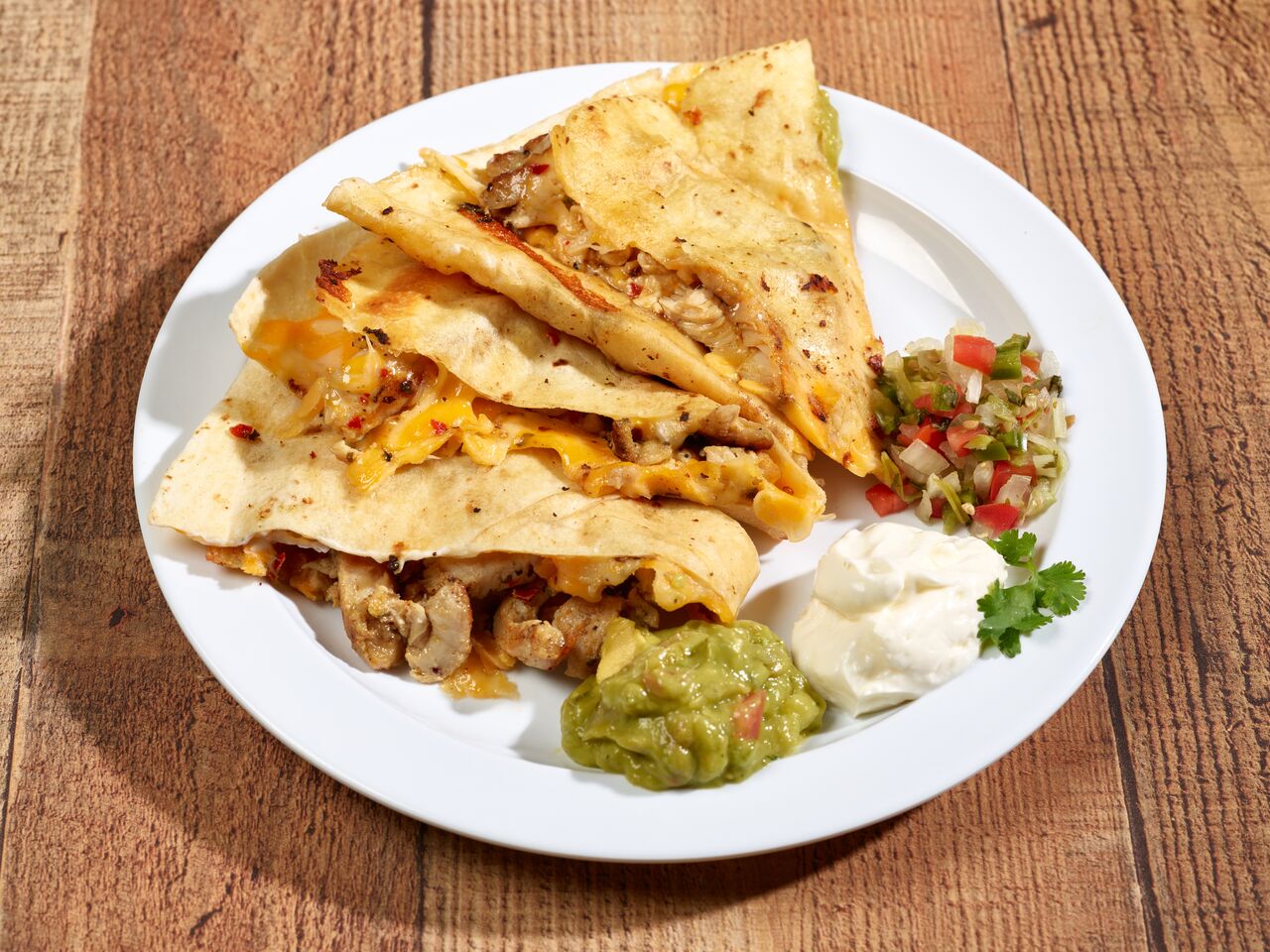 Order Quesadilla with Grilled Chicken food online from Old Santa Fe Mexican Grille store, Denver on bringmethat.com