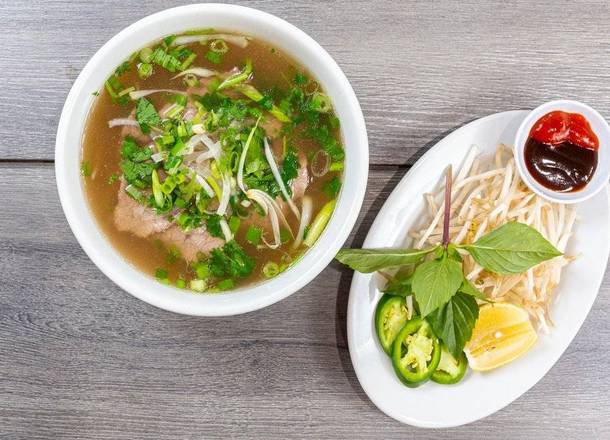 Order 15. Steak Pho - Phở Tái  food online from Pho Mai store, Chandler on bringmethat.com