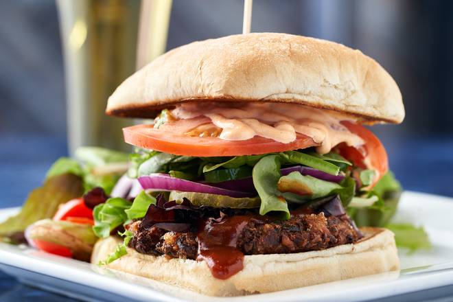Order Veggie Burger food online from Blu Burger Grille store, Scottsdale on bringmethat.com