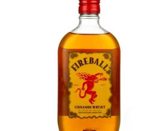Order Fireball, 375mL whiskey (33.0% ABV) food online from Cold Spring Liquor store, Liberty Hill on bringmethat.com