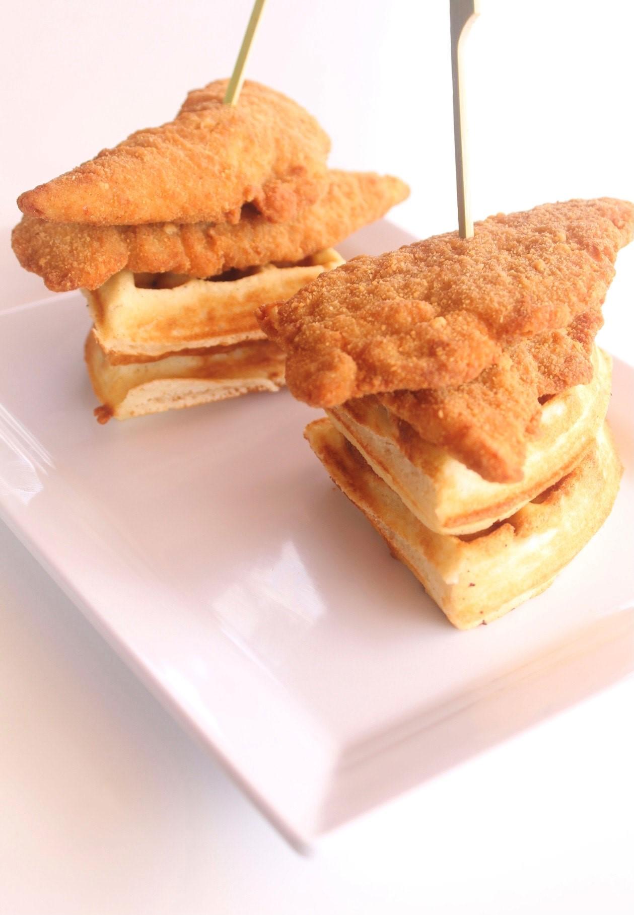 Order FRIED CHICKEN N' WAFFLE food online from Wisk Am Eatery store, Prosper on bringmethat.com