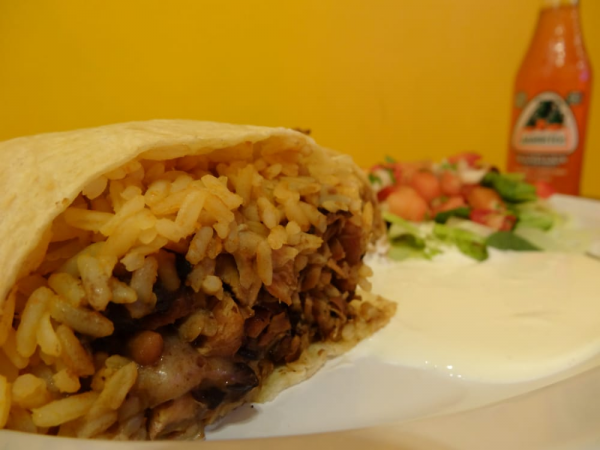 Order Grilled Chicken Burrito food online from The Great Burrito store, Edgewater on bringmethat.com