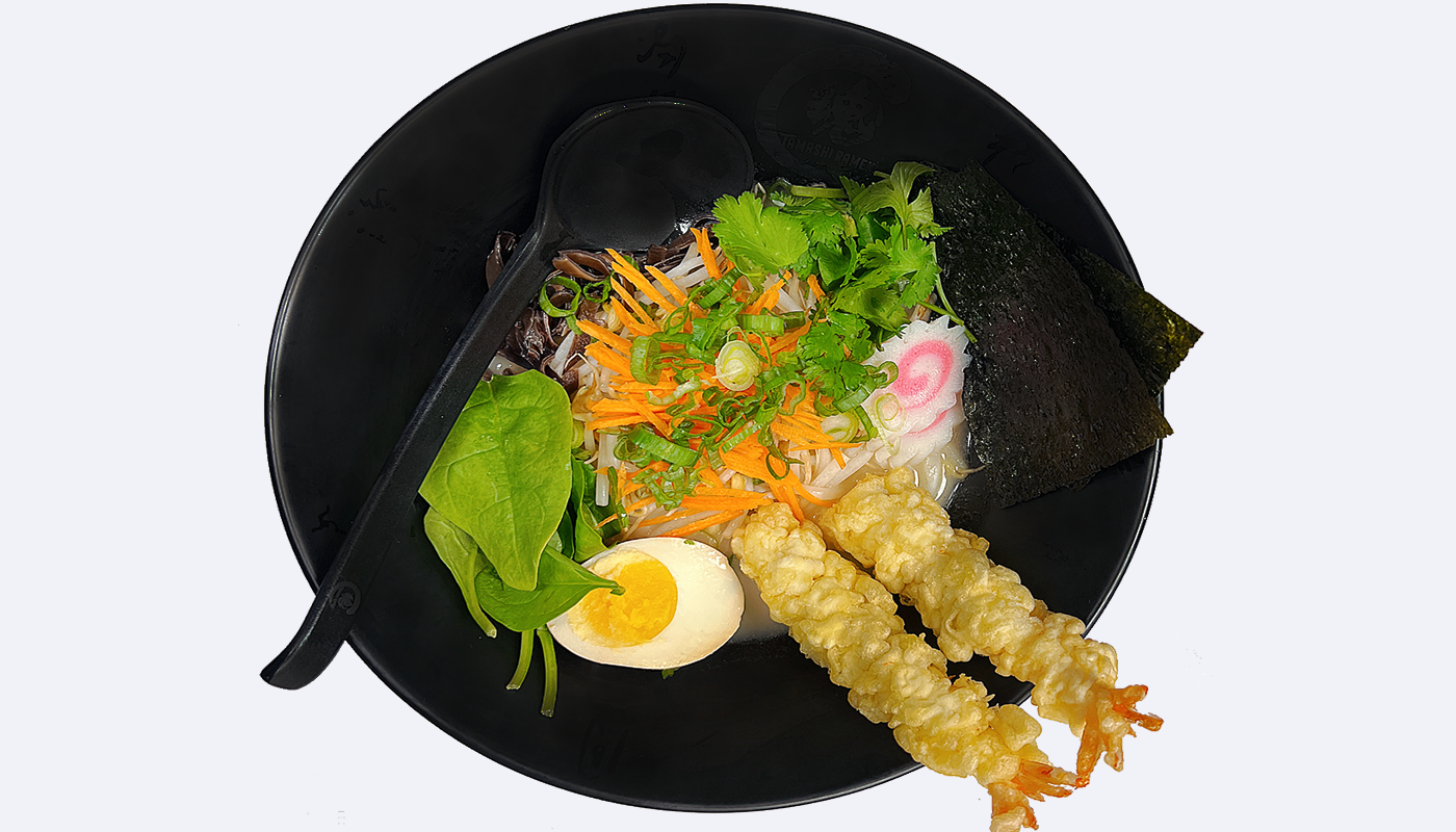 Order Shrimp Tempura Ramen food online from Tamashi Ramen store, Orem on bringmethat.com