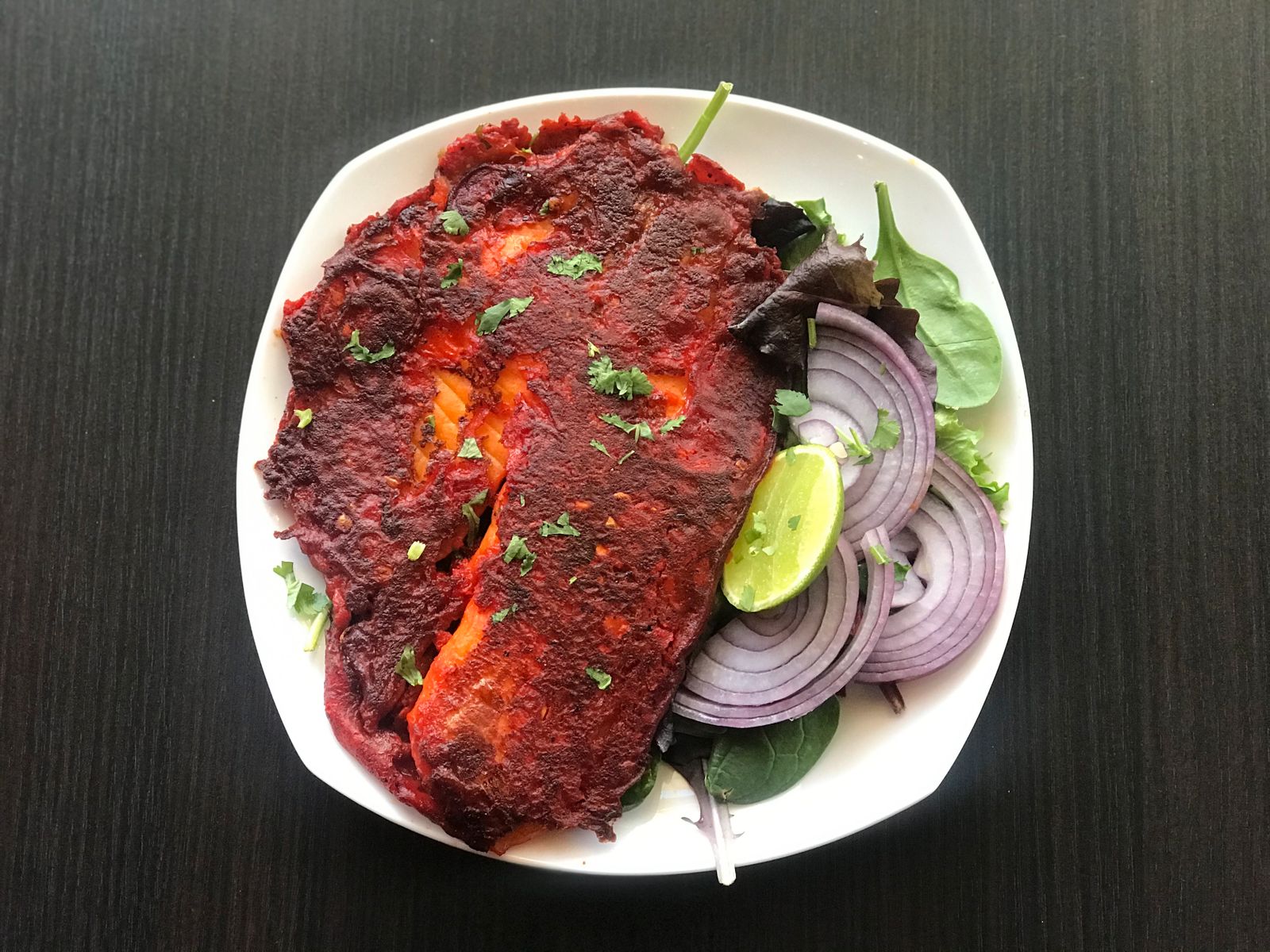 Order Grilled Masala Fish food online from Mirchi Indian Kitchen store, Foster City on bringmethat.com