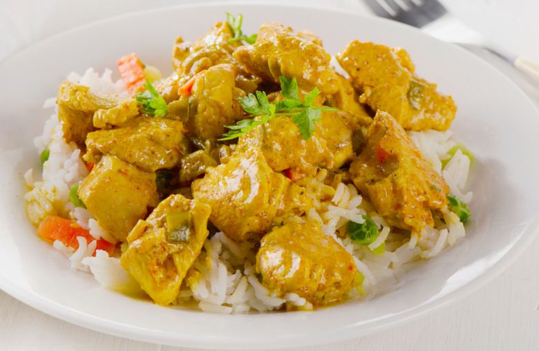 Order Large Chicken with Curry Sauce food online from Kong Kitchen store, Atlanta on bringmethat.com