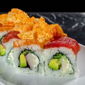 Order RAINBOW SUPREME ROLL food online from Palenque Grill store, McAllen on bringmethat.com