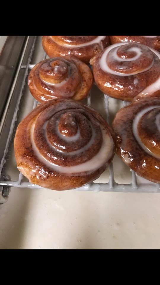 Order Cinnamon Black Roll food online from Donut Palace store, Fort Worth on bringmethat.com