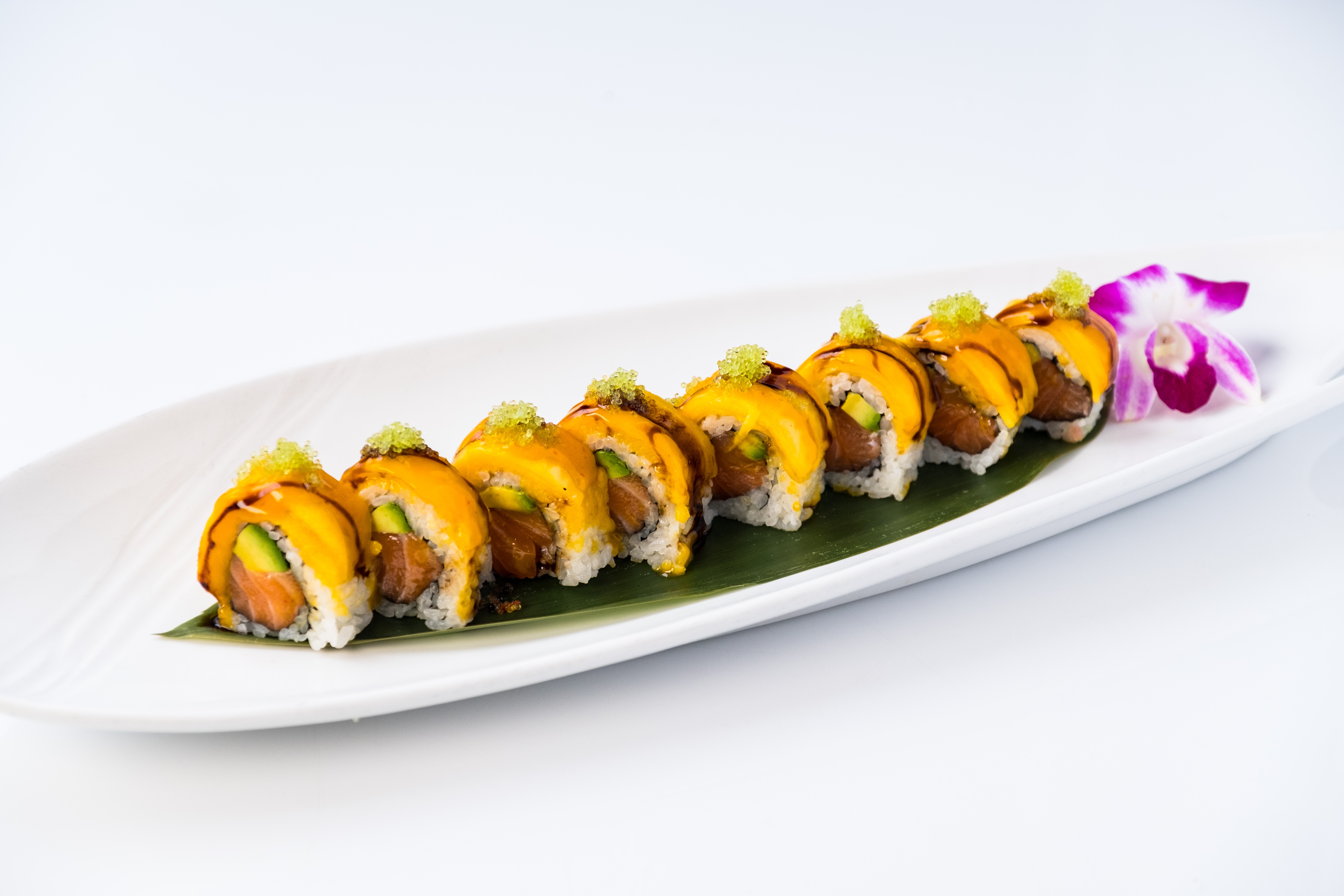 Order Mango Hawaii Roll food online from Nisen Sushi store, Commack on bringmethat.com