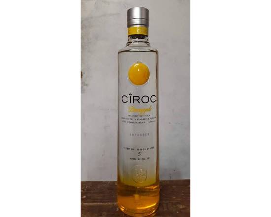 Order Ciroc Pineapple, 750mL vodka (35.0% ABV) food online from South Liquor store, Long Beach on bringmethat.com