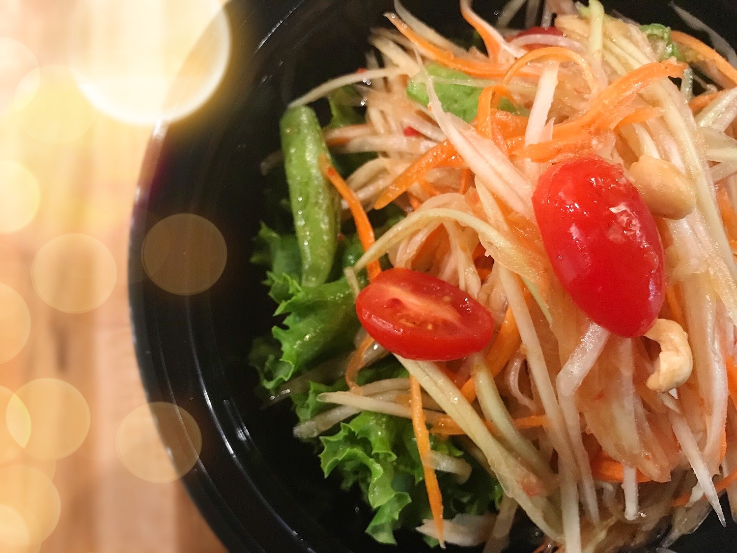 Order Papaya Salad food online from Bangkok Cafe store, Fredericksburg on bringmethat.com