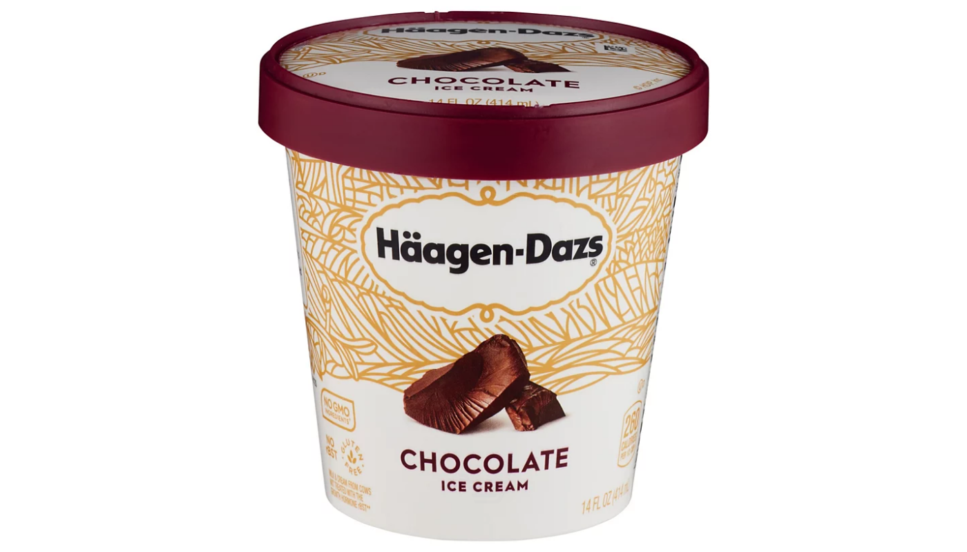 Order Haagen Dazs Ice Cream, Chocolate Pint food online from Rancho Liquor store, Thousand Oaks on bringmethat.com