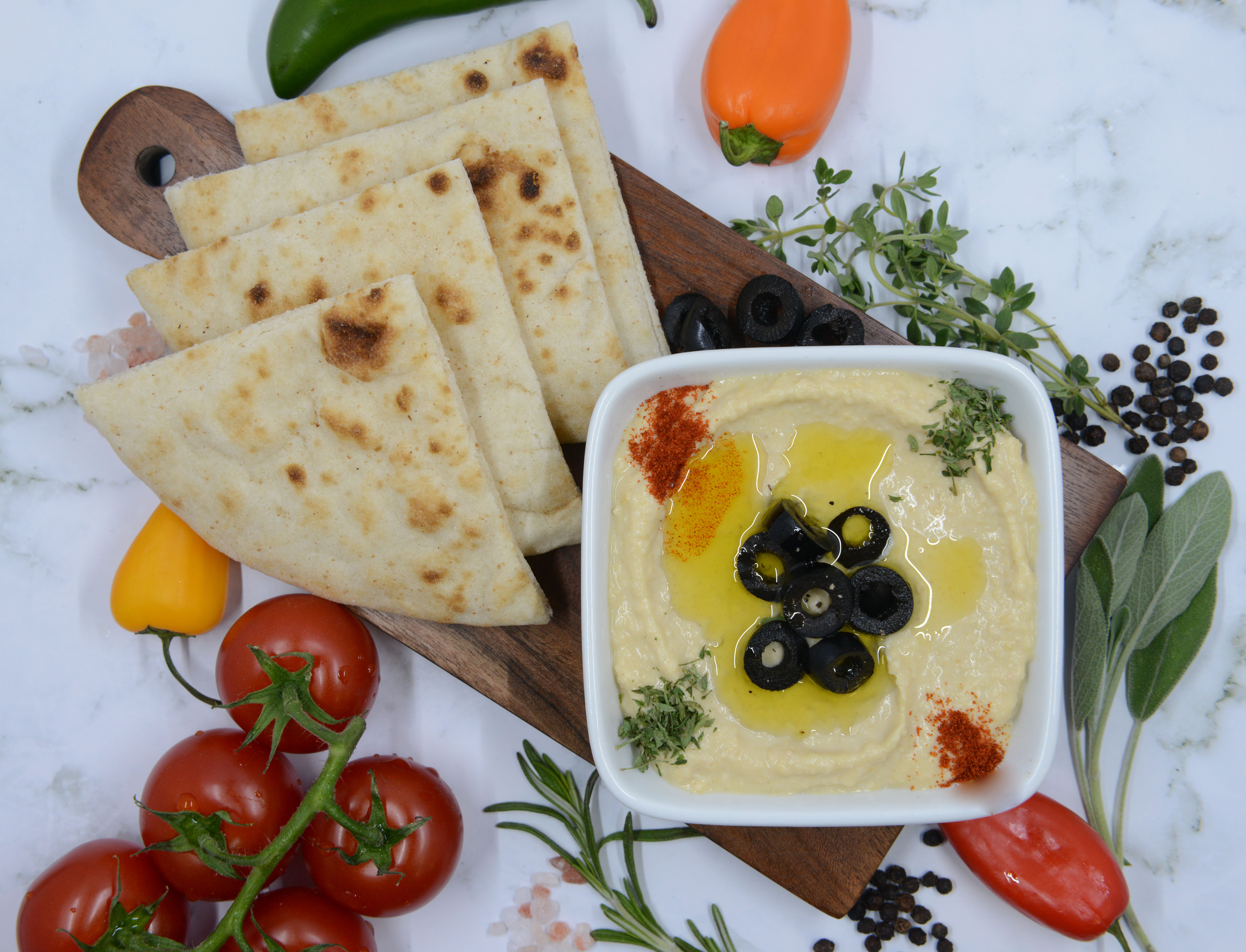 Order Hummus food online from Jeb Pizza store, Troy on bringmethat.com
