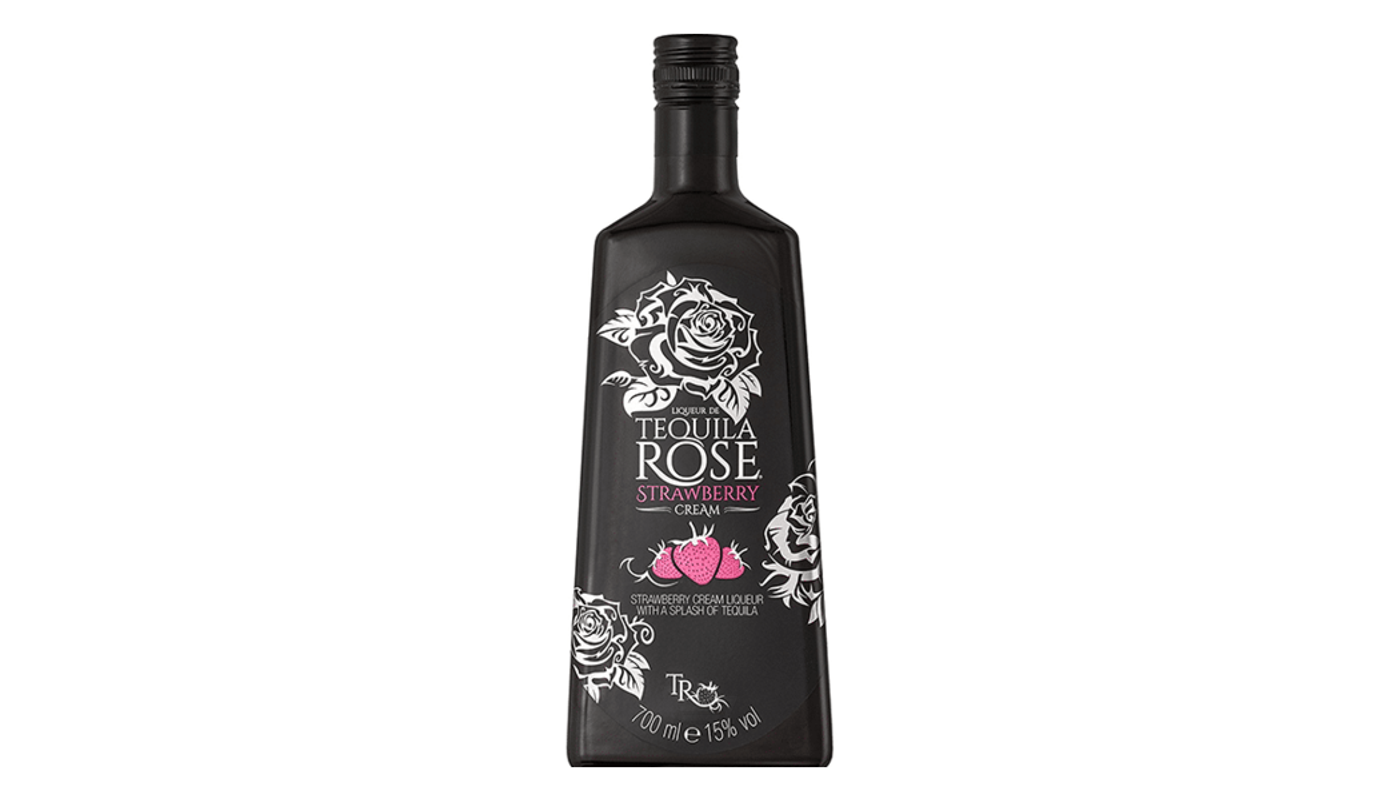 Order Tequila Rose Strawberry Cream Liqueur 750mL food online from Plaza Market store, Baldwin Park on bringmethat.com
