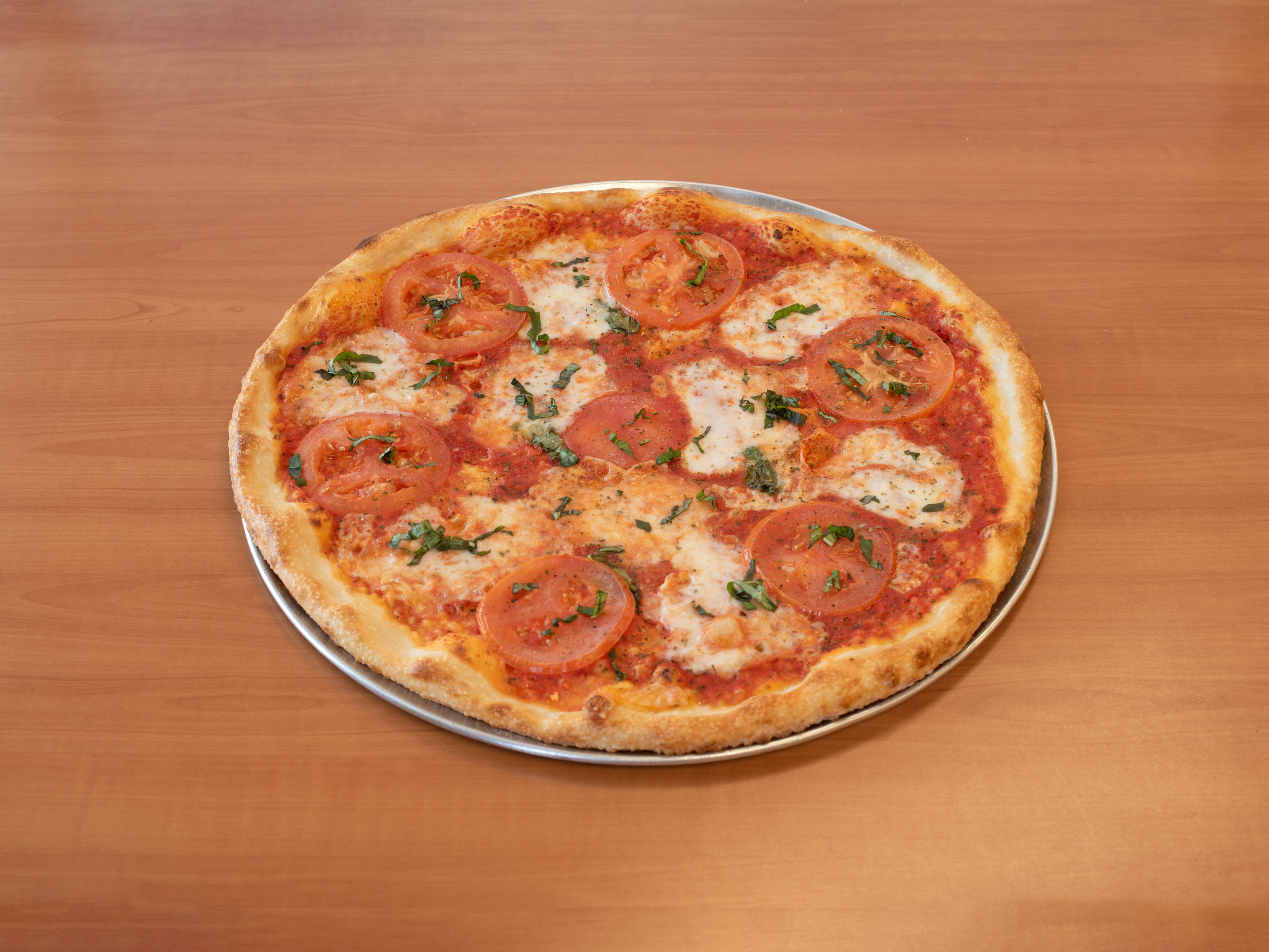 Order 18" Margherita Pie food online from Mayas Gourmet Pizza store, San Diego on bringmethat.com