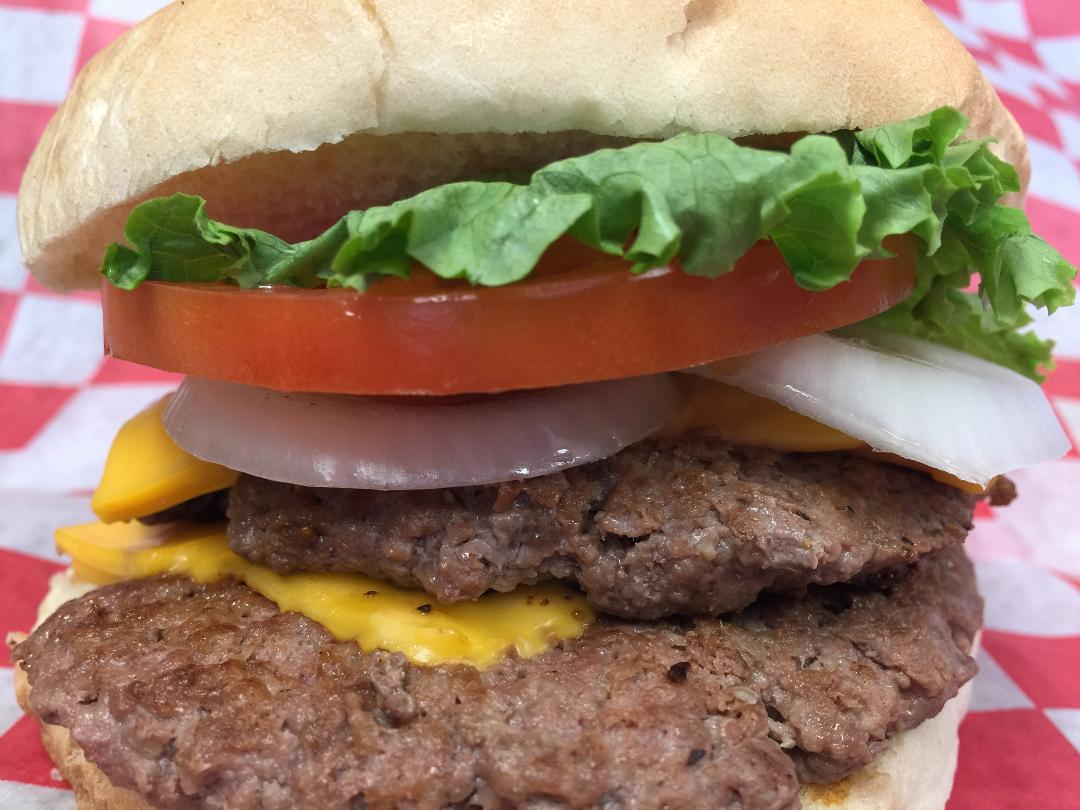 Order Cattleman Burger (Double) food online from Kelly Family Farms Burger Stand store, Lucas on bringmethat.com