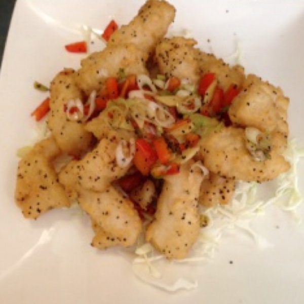 Order R. Salt and Pepper Rock Cod Fillet Special food online from Yum yum hunan store, San Francisco on bringmethat.com