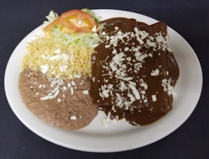 Order Enchiladas Poblanas Dinner food online from Mexico Restaurant store, Des Plaines on bringmethat.com