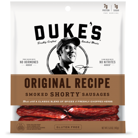 Order Duke's Original "Shorty" Smoked Sausages 5oz food online from 7-Eleven store, Hutto on bringmethat.com