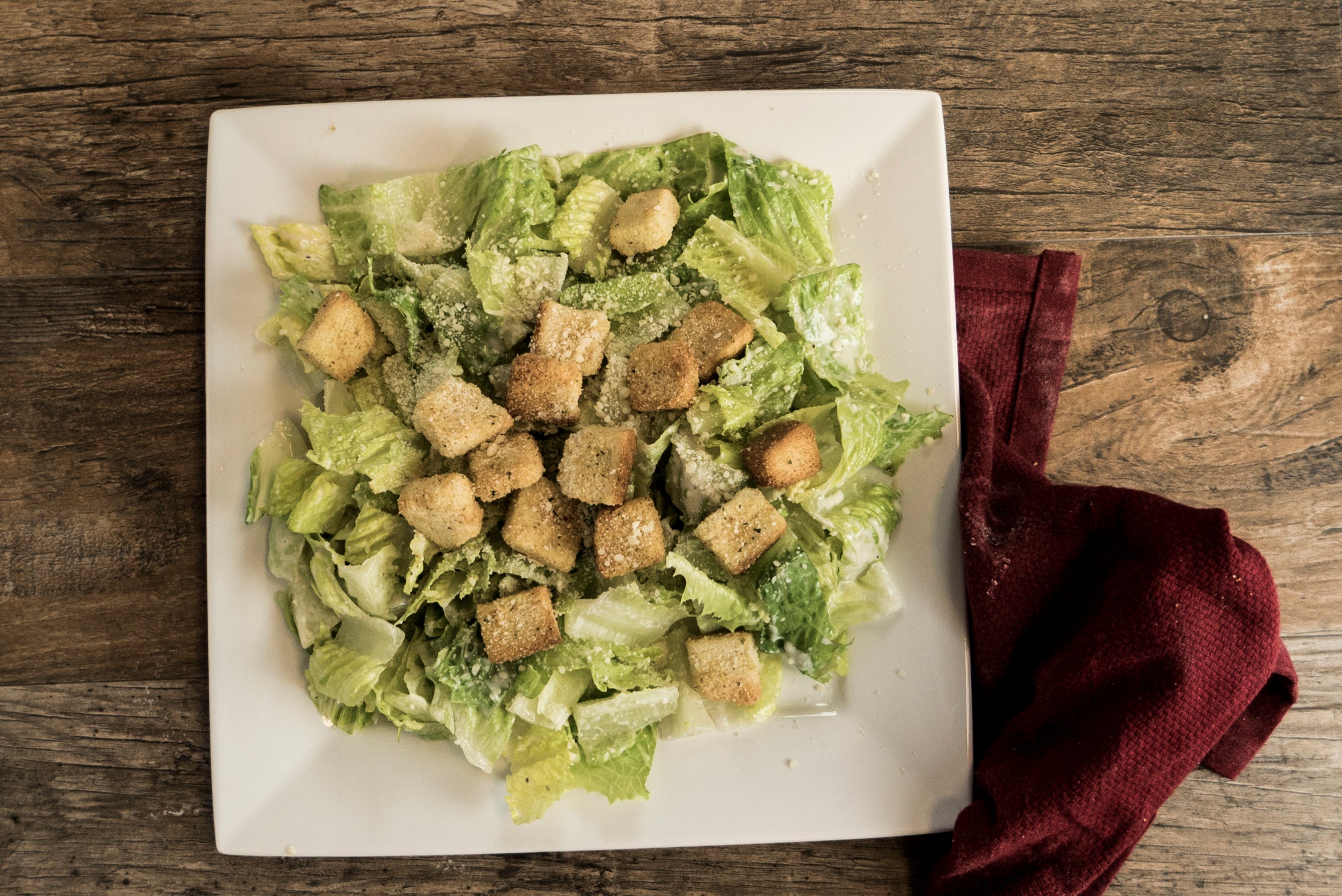 Order Caesar Salad Catering - Half Tray food online from Rosati store, Prescott on bringmethat.com