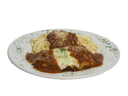 Order Chicken Parmesan food online from Throwbacks Bar And Grill store, Riverside on bringmethat.com
