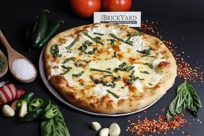 Order Quattro Formaggio Pizza food online from The Brickyard store, Woburn on bringmethat.com