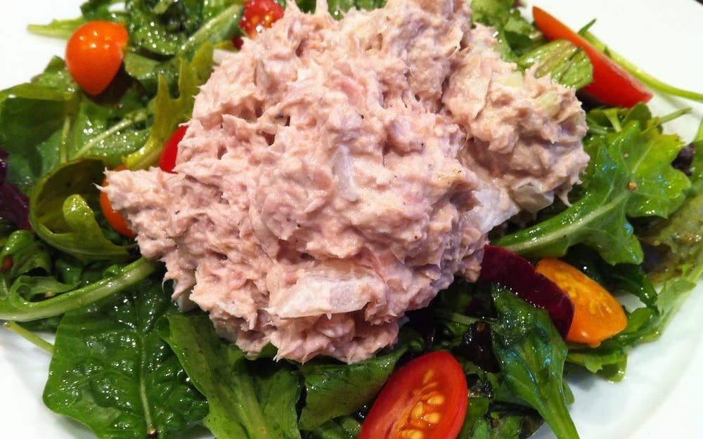 Order Tuna Salad - Small food online from Pino's Pizzeria store, Easton on bringmethat.com