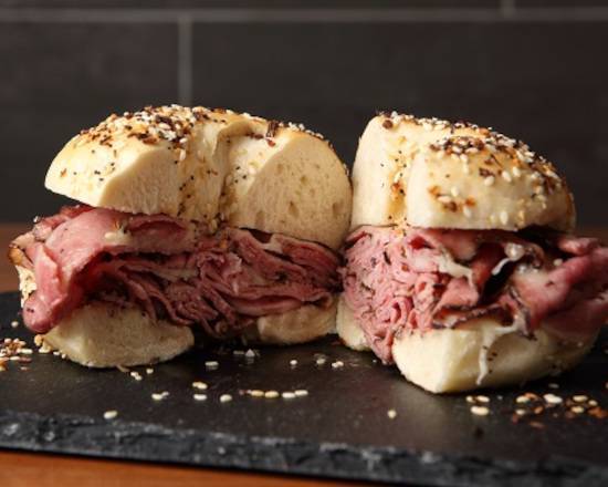 Order Regular Roast Beef Sandwich food online from Barry Bagels store, Toledo on bringmethat.com